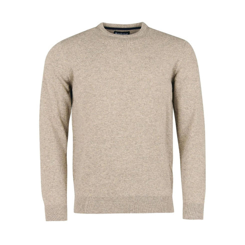 Barbour Pullover Maglia Uomo in 100% lana Beige A24 - BARBOURMKN0345 - ST32 - L - Francavilla Moda